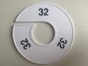 Klika -  Maatring 11cm wit/zwart 32