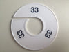 Klika -  Maatring 11cm wit/zwart 33