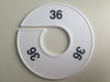 Klika -  Maatring 11cm wit/zwart 36