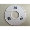 Klika -  Maatring 11cm wit/zwart 36