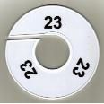 Klika -  Maatring 11cm wit/zwart 1