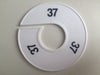 Klika -  Maatring 11cm wit/zwart 37