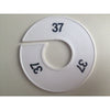 Klika -  Maatring 11cm wit/zwart 37