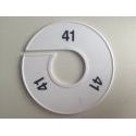 Klika -  Maatring 11 cm wit/zwart 41