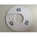 Klika -  Maatring 11 cm wit/zwart 43