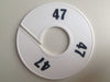 Klika -  Maatring 11 cm wit/zwart 47