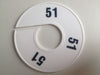 Klika -  Maatring 11 cm wit/zwart 51