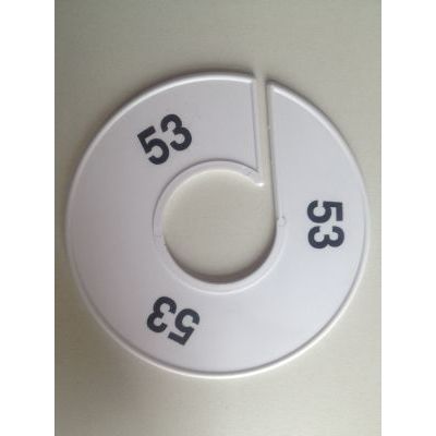 Klika -  Maatring 11 cm wit/zwart 53