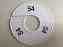 Klika -  Maatring 11 cm wit/zwart 54