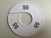 Klika -  Maatring 11 cm wit/zwart 55