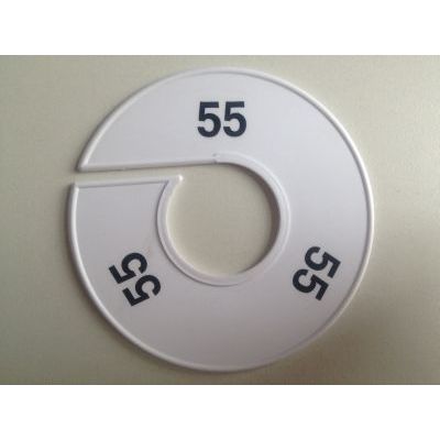 Klika -  Maatring 11 cm wit/zwart 55