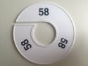 Klika -  Maatring 11 cm wit/zwart 58
