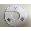 Klika -  Maatring 11 cm wit/zwart 58