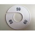 Klika -  Maatring 11 cm wit/zwart 59