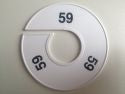 Klika -  Maatring 11 cm wit/zwart 59