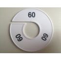 Klika -  Maatring 11 cm wit/zwart 60