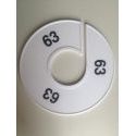 Klika -  Maatring 11 cm wit/zwart 63