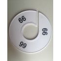 Klika -  Maatring 11 cm wit/zwart 66