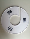 Klika -  Maatring 11 cm wit/zwart 66