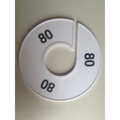 Klika -  Maatring 11 cm wit/zwart 80