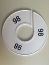 Klika -  Maatring 11 cm wit/zwart 98