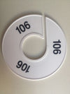 Klika -  Maatring 11 cm wit/zwart 106