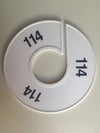 Klika -  Maatring 11 cm wit/zwart 114