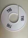 Klika -  Maatring 11 cm wit/zwart 116