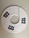 Klika -  Maatring 11 cm wit/zwart 122