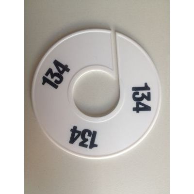 Klika -  Maatring 11 cm wit/zwart 134
