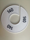 Klika -  Maatring 11 cm wit/zwart 140