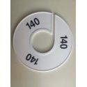 Klika -  Maatring 11 cm wit/zwart 140