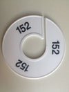 Klika -  Maatring 11 cm wit/zwart 152