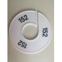 Klika -  Maatring 11 cm wit/zwart 152