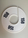 Klika -  Maatring 11 cm wit/zwart 158