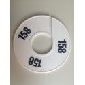 Klika -  Maatring 11 cm wit/zwart 158