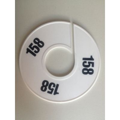 Klika -  Maatring 11 cm wit/zwart 158
