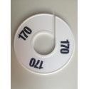 Klika -  Maatring 11 cm wit/zwart 170