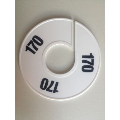 Klika -  Maatring 11 cm wit/zwart 170