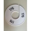 Klika -  Maatring 11 cm wit/zwart 176