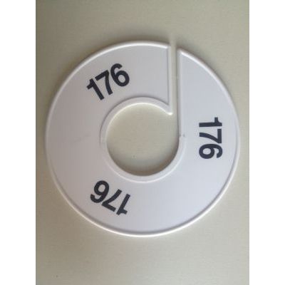 Klika -  Maatring 11 cm wit/zwart 176