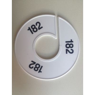Klika -  Maatring 11 cm wit/zwart 182