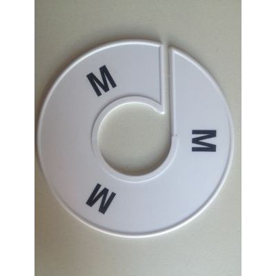 Klika -  Maatring 11 cm wit/zwart M