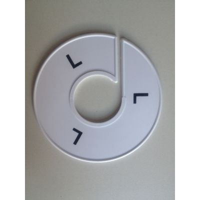 Klika -  Maatring 11 cm wit/zwart L