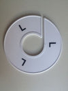 Klika -  Maatring 11 cm wit/zwart L