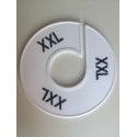 Klika -  Maatring 11 cm wit/zwart XXL