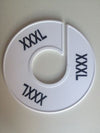 Klika -  Maatring 11 cm wit/zwart XXXL