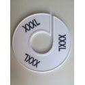 Klika -  Maatring 11 cm wit/zwart XXXL