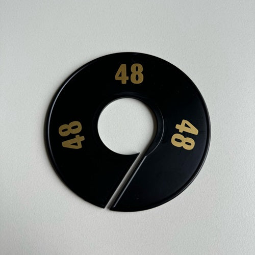 Klika -  Maatring 11 cm zwart/goud 48