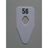 Klika -  Maataanduider ovaal zwart/wit 46